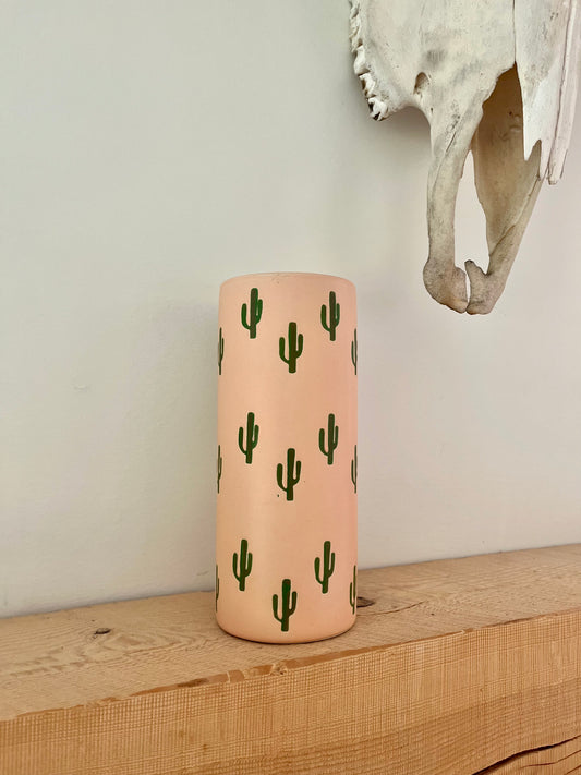 SoCal cacti ceramic vase