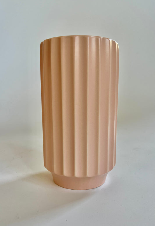 Monroe Ceramic Vase - Petal Pink